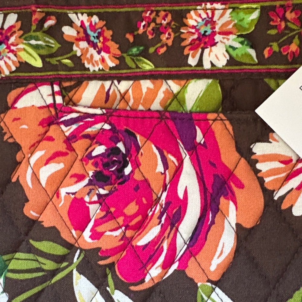 Vera Bradley petite tote in English rose - Picture 6 of 6